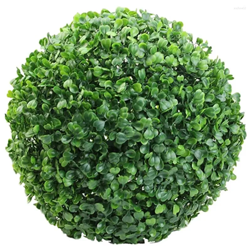 Dekorativa blommor Fake Plant Ball Pendant Grass Balls Green Artificial Plants Greenery Simulation Plastic Home Ornament