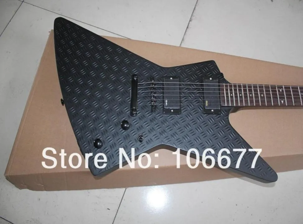 2014 NOWY PRZYJRÓŻNIK Niestandardowy Eksplorator MX250 II Black Matt Paint Special Figure Standard gitary elektrycznej gitar5078558