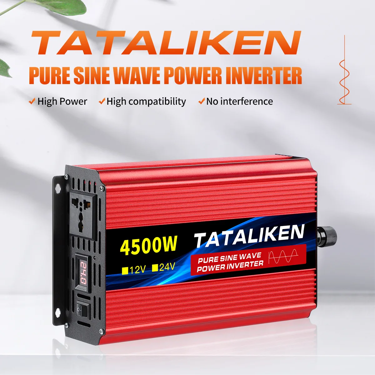 High-Power Pure Sine Wave Power solar inverter: DC