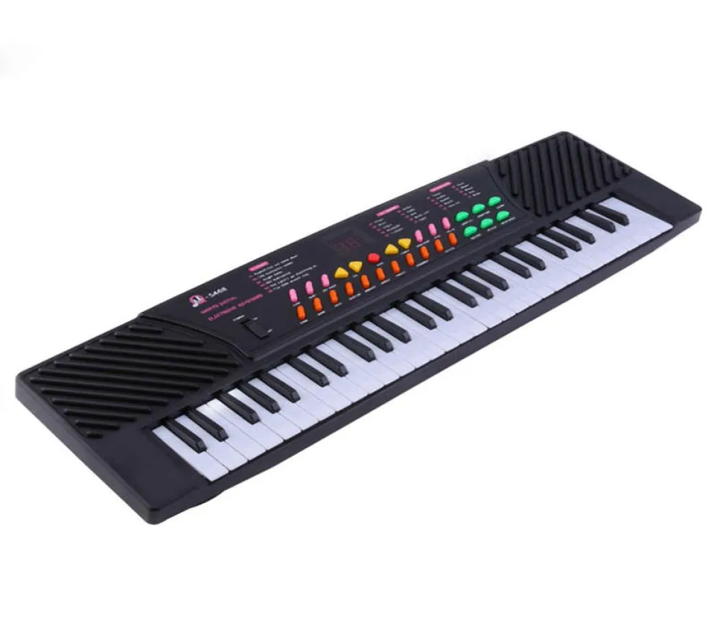 Pianoforte con tastiera elettronica a 54 tasti con effetti sonori portatile per bambini PrincipiantiUs Plus8829379