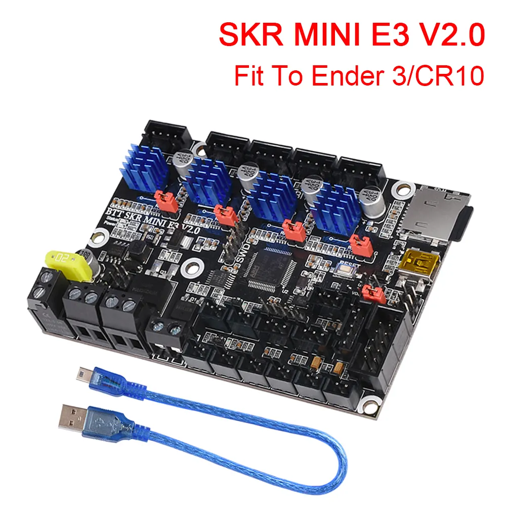 BIGTREETECH SKR Mini E3 V1.2 Control Board 32Bit with TMC2209 UART Driver 3D Printer Parts Cheetah for Creality Ender 3 BIGTREETECH SKR Mini E3 V1.2 Control Board 32Bit with TMC2209 UART Driver 3D Printer Parts Cheetah for Creality Ender 3