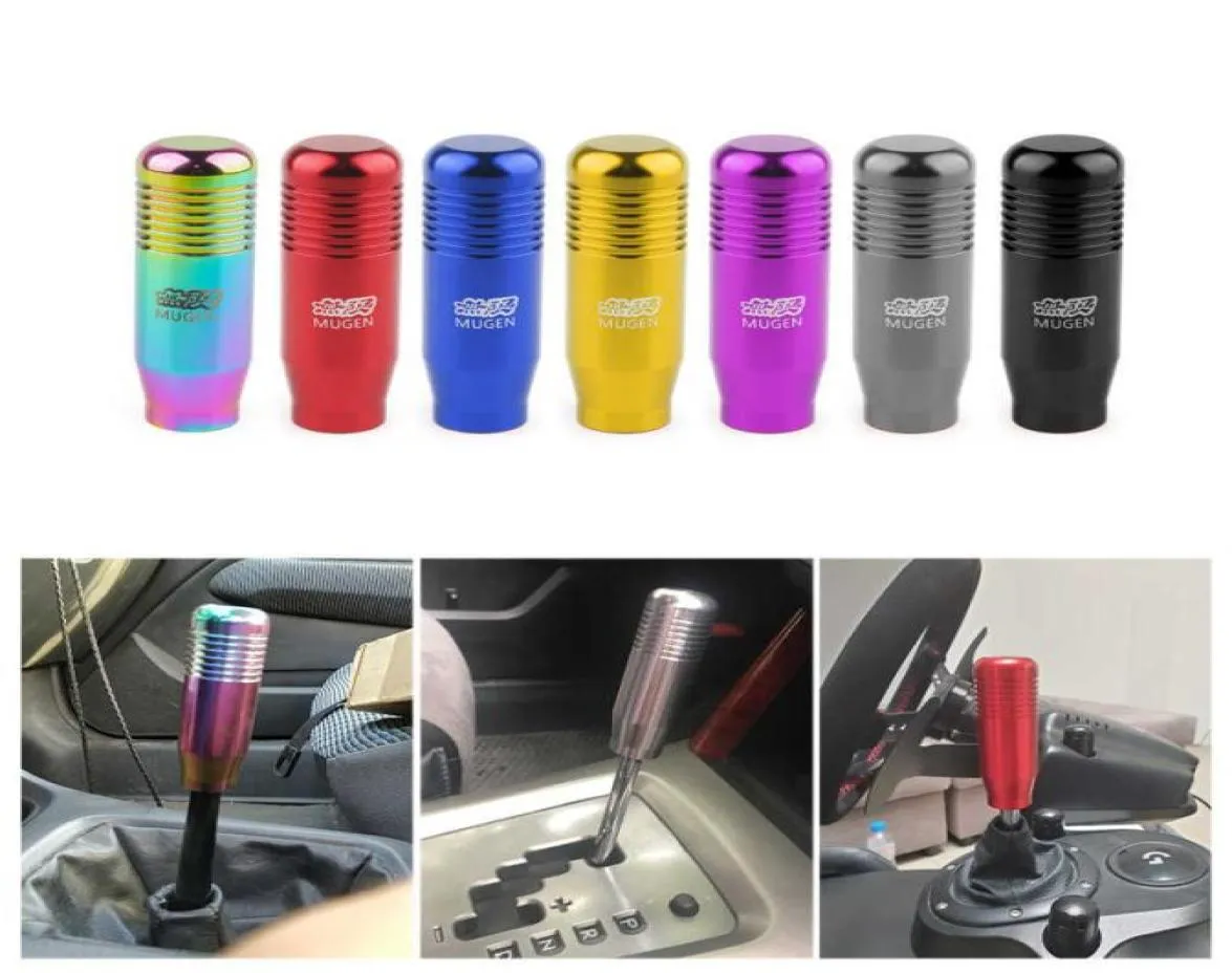 8 Color Universal Car Aluminum Manual Gear Shift Knob Stick Manual Transmission Gearstick Lever Shifter Knob 85CM Car5721224