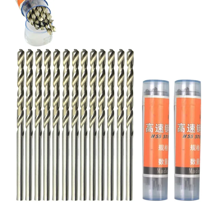 Twist Drill Bit Set, Micro High Speed Drill Bit Set 0.5 3.2mm, Straight ...