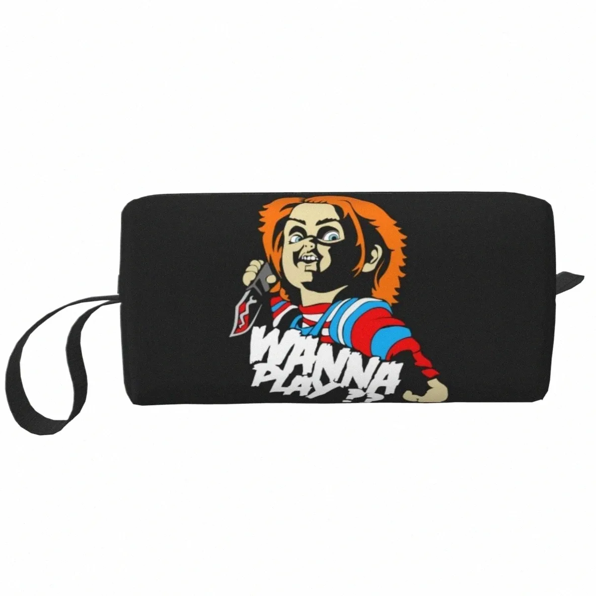 Horror Devil Doll Chucky Voyage Sac Cosmétique Femmes Horreur Devil Doll Chucky Toilette Maquillage Organisateur Lady Storage Dopp Kit Case E2nz #