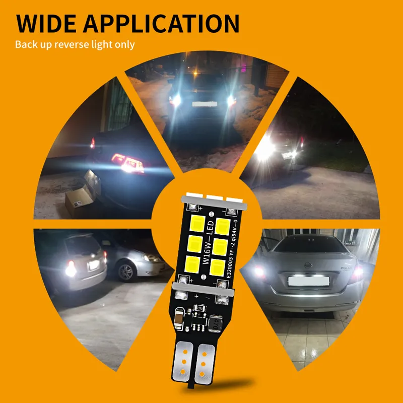 W16w Led Reverse 2x LED Reverse Light W16W T15 Canbus For Opel Insignia A B Meriva Agila ...