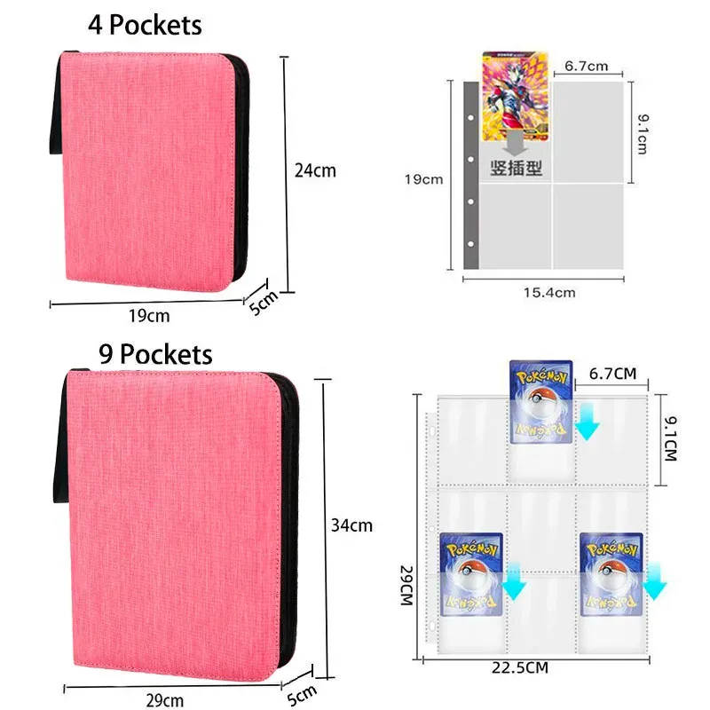 Album ボードケース Ultra-Durable 4/9-Pocket Binder Album for Anime, Game