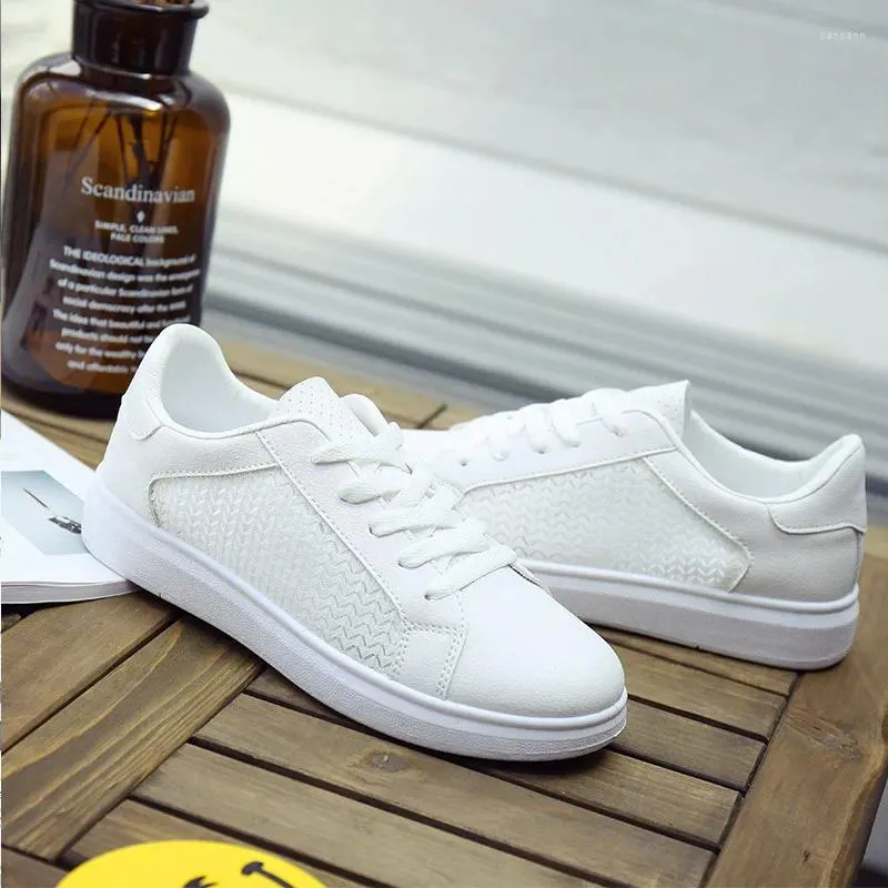 Casual Shoes Summer Mesh For Women 2024 Trendy Small White Female Woman Hollow Breattable Comant Sets Up Board