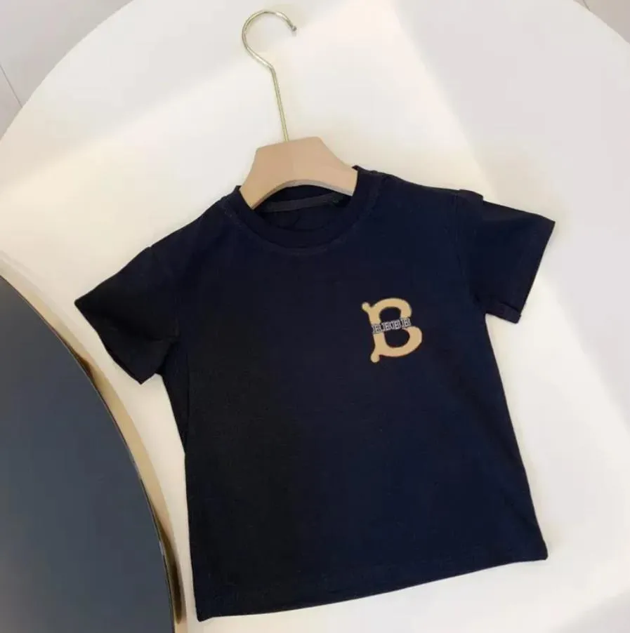 Enfants T-Shirt Designers De Luxe Coton Enfant Chemises Garçon Vêtements Pour Enfants Tshirt Filles Designer Motif Géométrique Vêtements esskids