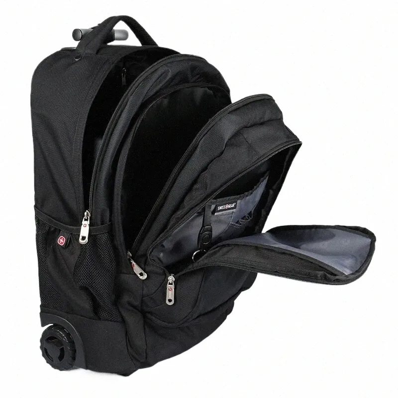 Letrend Multi-Funci yeni seyahat çantası arabası kasa omuz sırt çantası haddeleme Lage 20 inç erkekler bagaj bavul tekerleğini taşıyor A4ZV#
