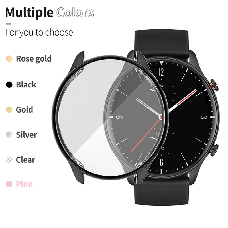Save Big on Bulk Amazfit Gtr Smart Watch TPU Cover, Gizmo Watch Screen  Protector: Full Protective Shell For Round Screen Smartwatches Lightweight  For