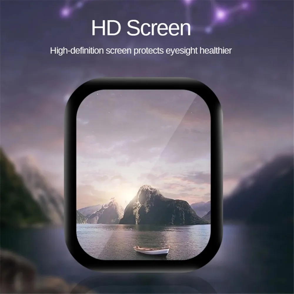 För Xiaomi Redmi Watch 2 Lite Protector 3D Curved Edge Film för Redmi Watch /Watch Lite /Watch 2 HD Clear TPU Film Screen Cover