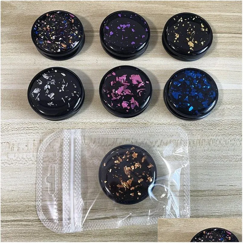 Suporte de montagem de telefone celular, dobrável, suporte de glitter, suporte para smartphone móvel, expansão de dedo, entrega de telefones, acessórios otmh3