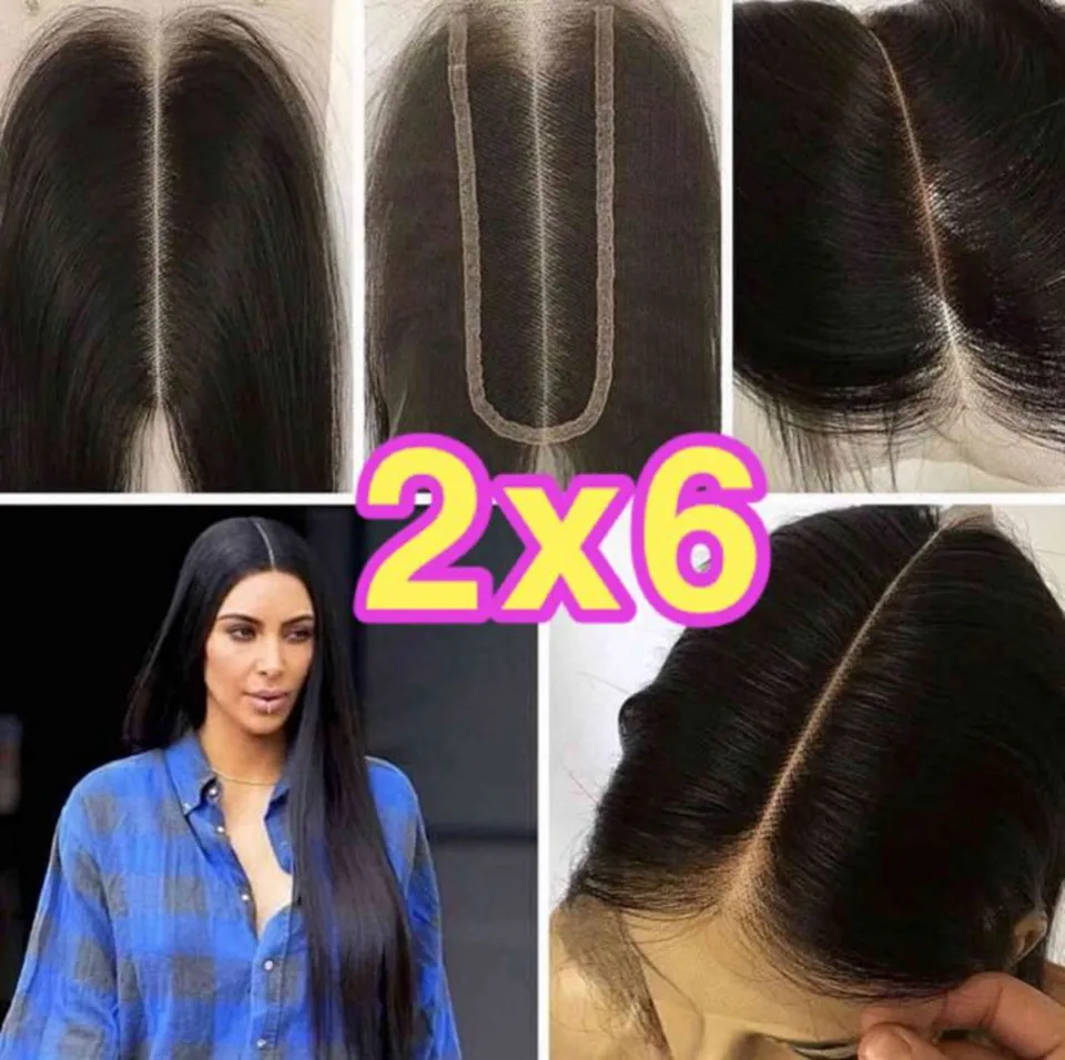 4x4 Closure Wig Remy Virgin 100% Straight Human Hair Swiss lace front wigs Amazon.com : Straight Lace Closure Human Hair 4x4 HD Lace  main image 4