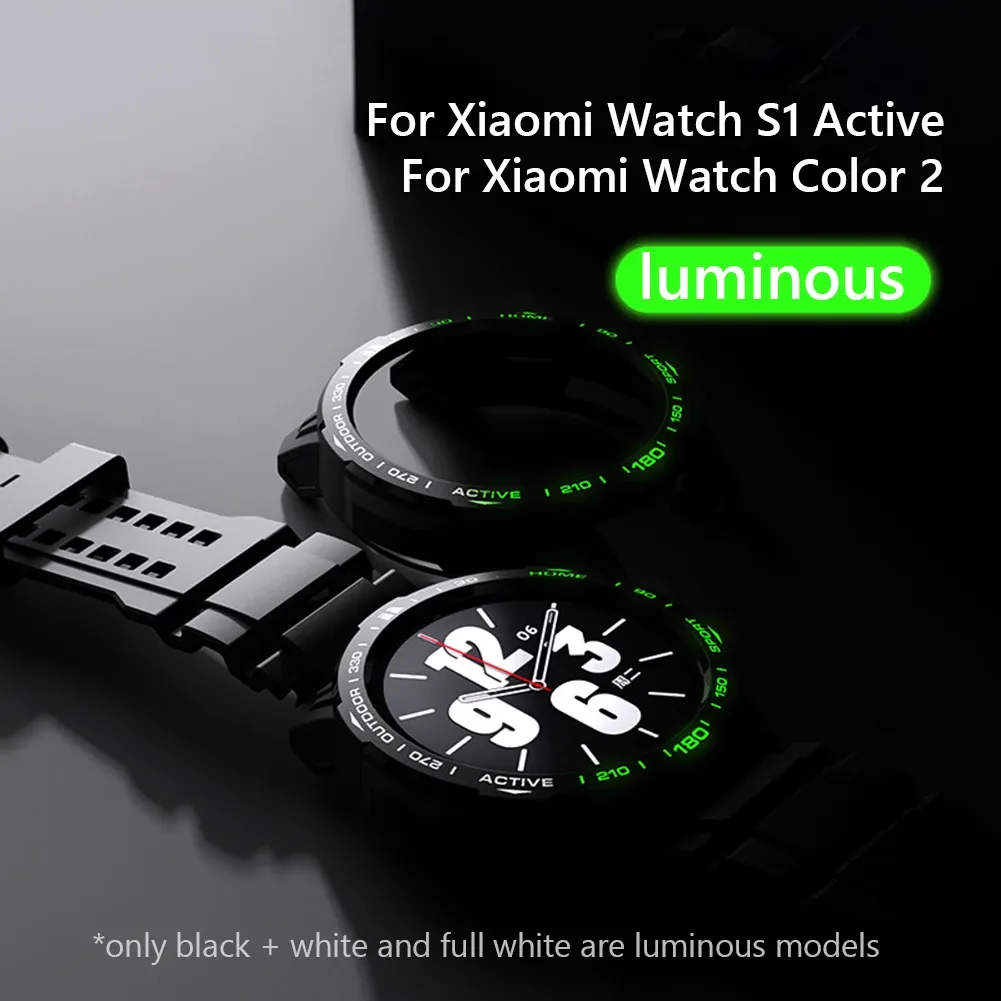 Защитник корпус для xiaomi Watch S1 Active/Xiaomi Watch Color 2 PC Watch Case New Cover Shell Protector Accessories