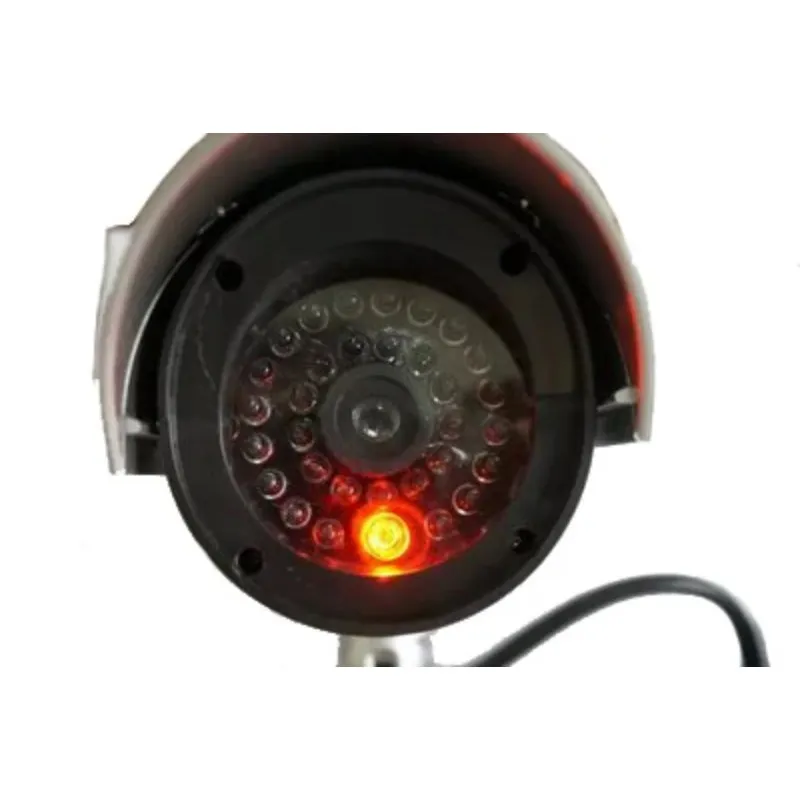 الكاميرا الوهمية المزيفة مقاومة للماء في الهواء الطلق بطارية كاميرا مزيفة بطيئة وميض Blink LED Security Bullet CCTV كاميرا داخلية للداخلية