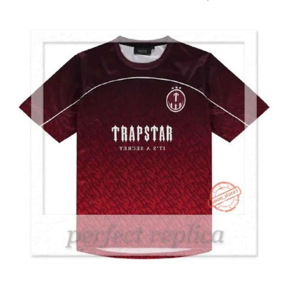 Trapstar Men's T-shirts Limited Nouveau Trapstar London T-shirt pour hommes à manches courtes unisexe chemise bleue pour hommes mode Harajuku Tee hauts hommes T-shirts Y2K 897