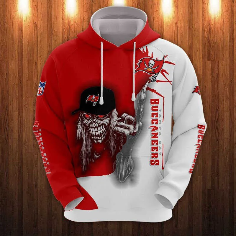 2023 Winter Hot Selling Team Print New American Football 3d Digital Mens Sweatshirt