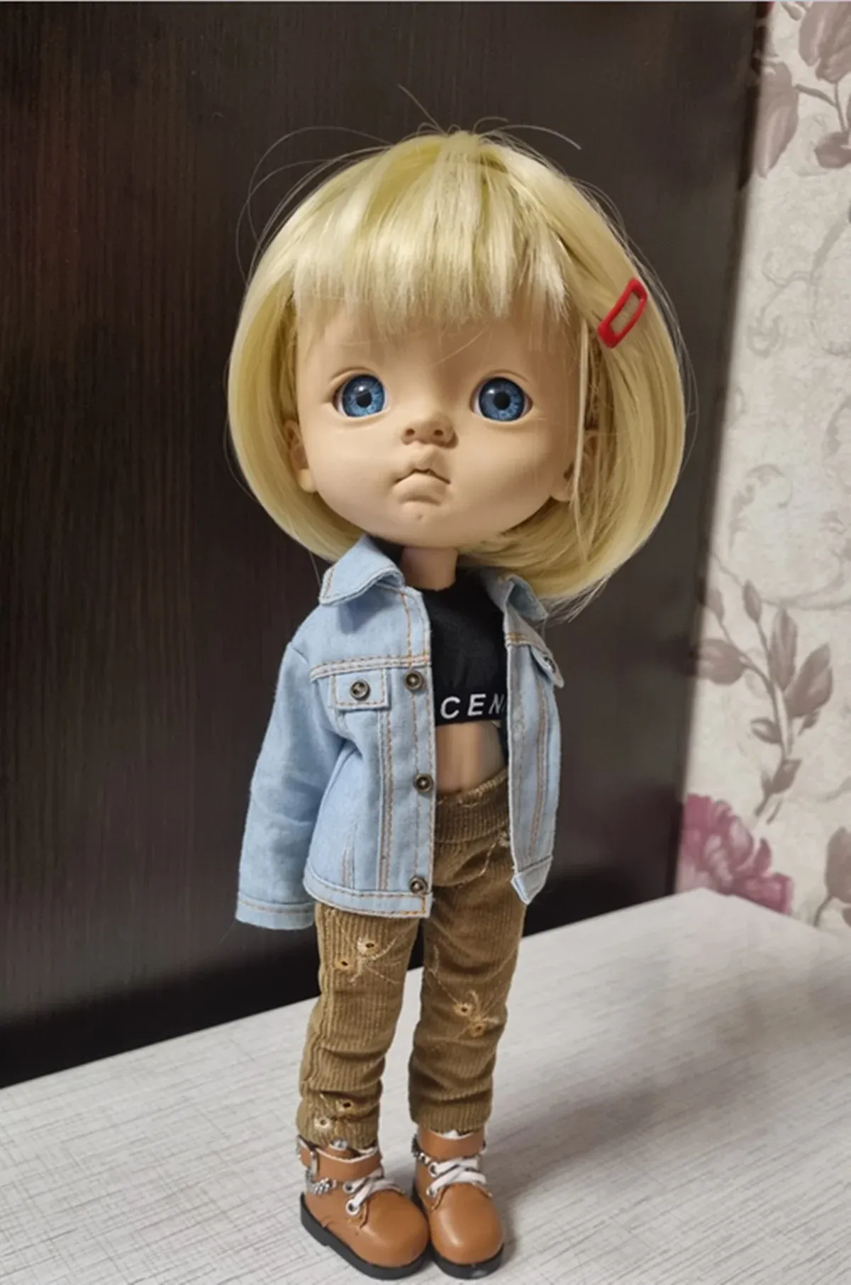 26cm Douce BJD Doll avec Ensemble de Vêtements Perruque Chaussures