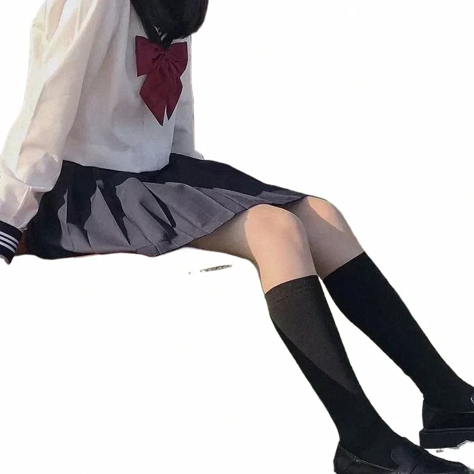 sexy Sailor Navy pieghettato Costume vestito studente scuola giapponese stile ragazze donne camicetta uniformi N3Mv #