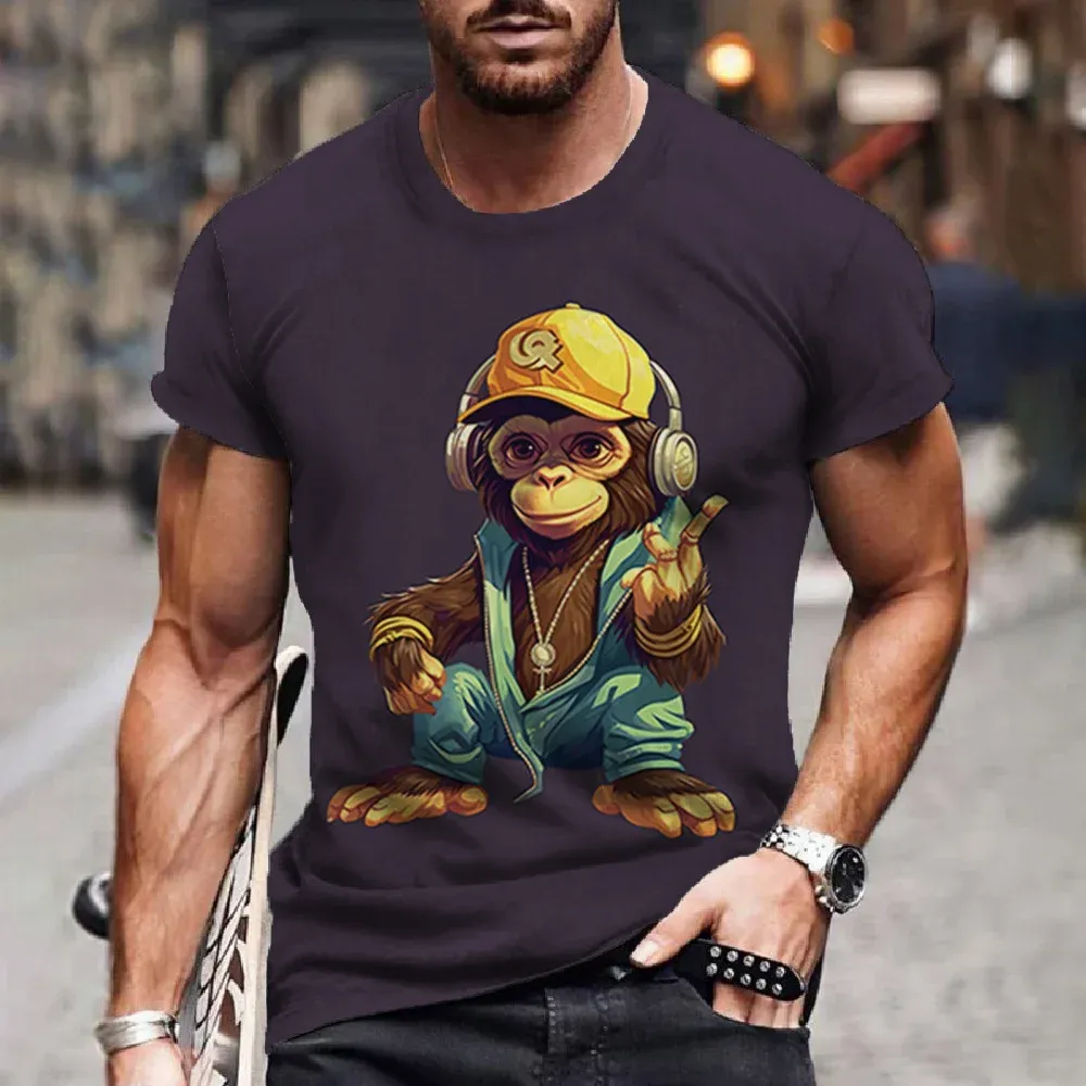 Men's Classic Fit T-Shirts - Big & Tall Short Sleeve Tees With Funny Prints