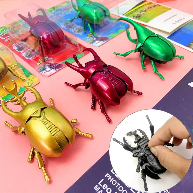 Toy Insects And Bugs Clockwork Beetle Model Wind Up Animal