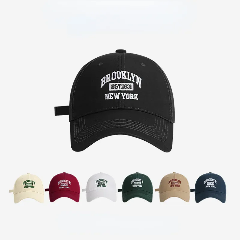 DHgate.com:Hard Top Big Brim Letter Embroidered Unisex