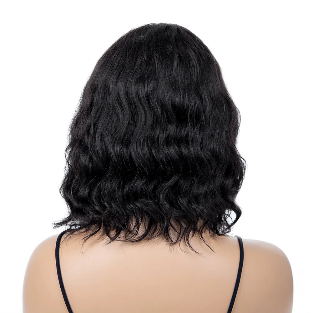 FAVE Short Bob Lace Part Human Hair Wig for Black Women  display picture 2