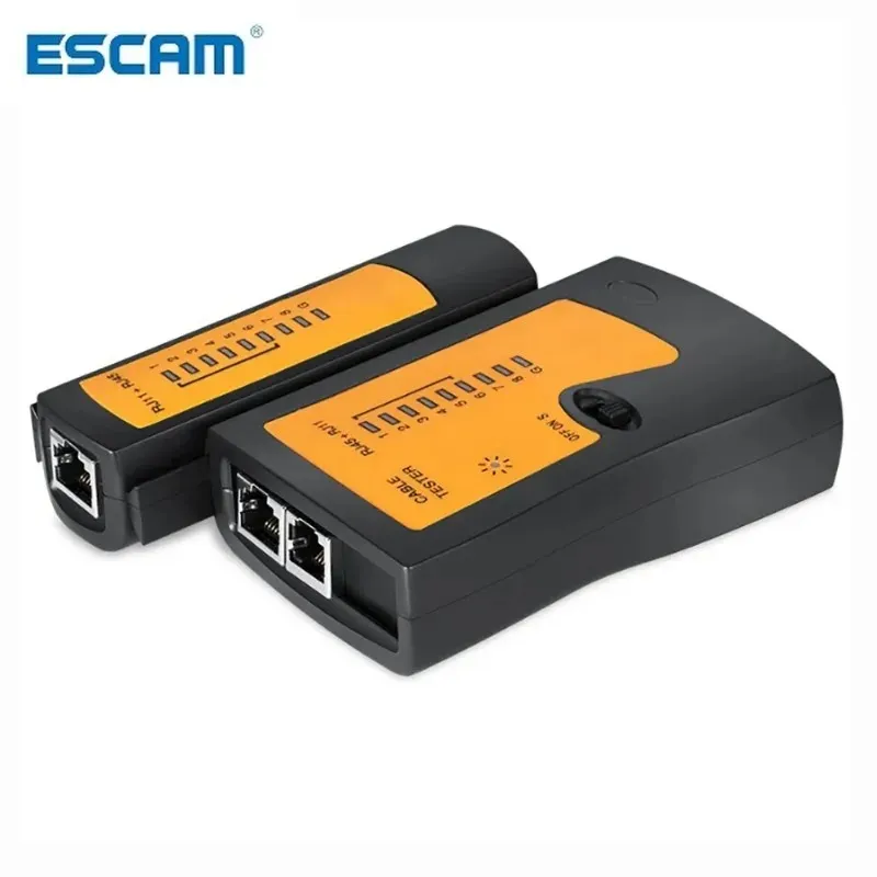 ESCAM RJ45 Cable Testeur LAN TESTER Câble Testeur RJ45 RJ11 RJ12 CAT5 UTP LAN Cable Tester Tester Networking Toor Network pour le câble LAN Réparation du testeur de câble LAN