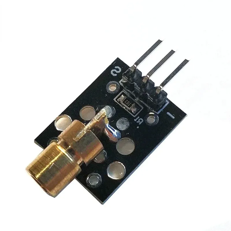 KY-008 650NM LASER SENSOR MODUL 6MM 5V 5MW RED LASER DOT DIODE Kopparhuvud för Arduino