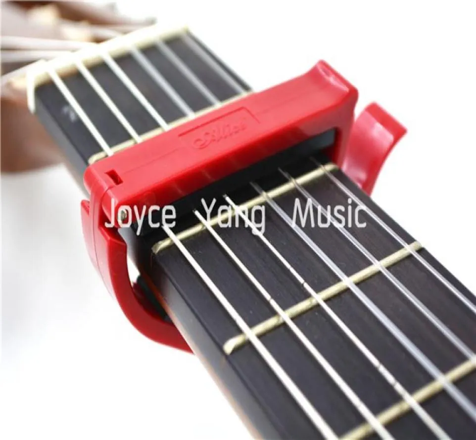 Alice A007EC Colorful Plastic Ratchet Guitar Capo Clamp för klassisk gitarrbosel 9137090