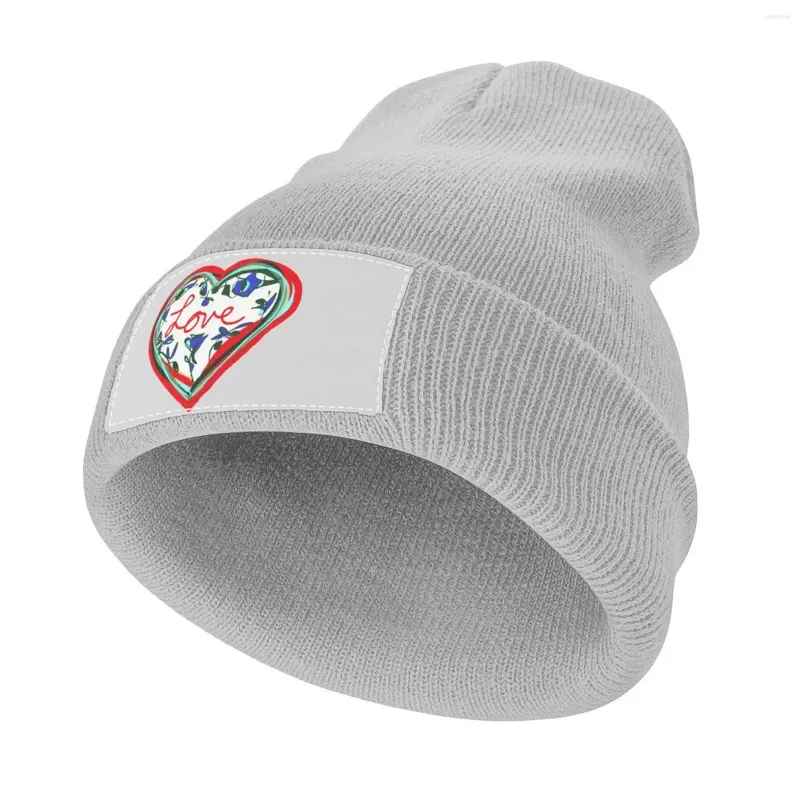 Baskar älskar hjärta stickat kappa vild boll hatt lyx solgolf baseball för män kvinnor