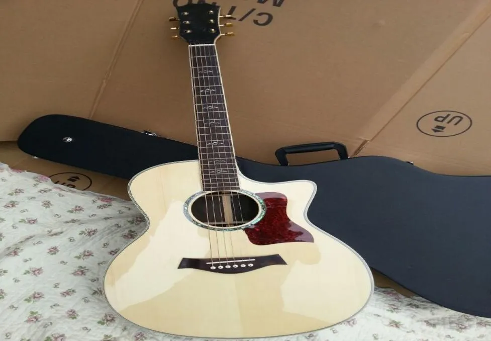 Chaylor Akustik Gitar 812CE TAYL 814CE Akustik Akustik Elektro Gitar KSG 814 9359477