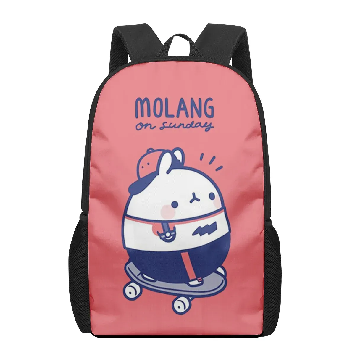 Sacs Dessin animé coréen molang 3D modèle sac d'école pour enfants filles garçons décontracté livre sacs enfants sac à dos garçons filles cartables sac à dos