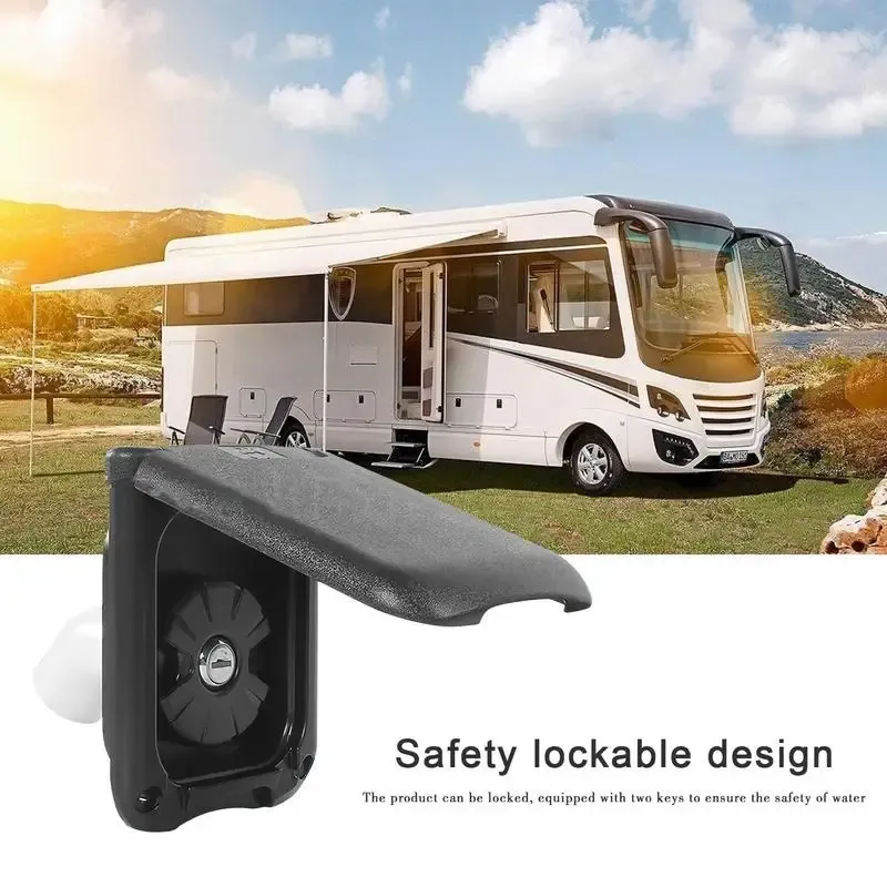 Lot De 2 Filtres à Eau Pour Camping-car – Transparents, Adaptateur Rapide, Débit Réglable, Filtration 0,15 Mm, Pour Caravane Et Yacht