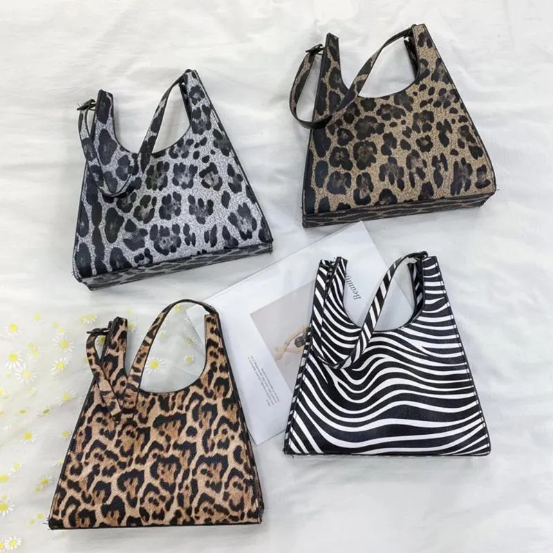 Bag Vintage Animal Pattern Women Shoulder Handbag Purse Autumn Fashion PU Leather Clutches Hobo Casual Bags