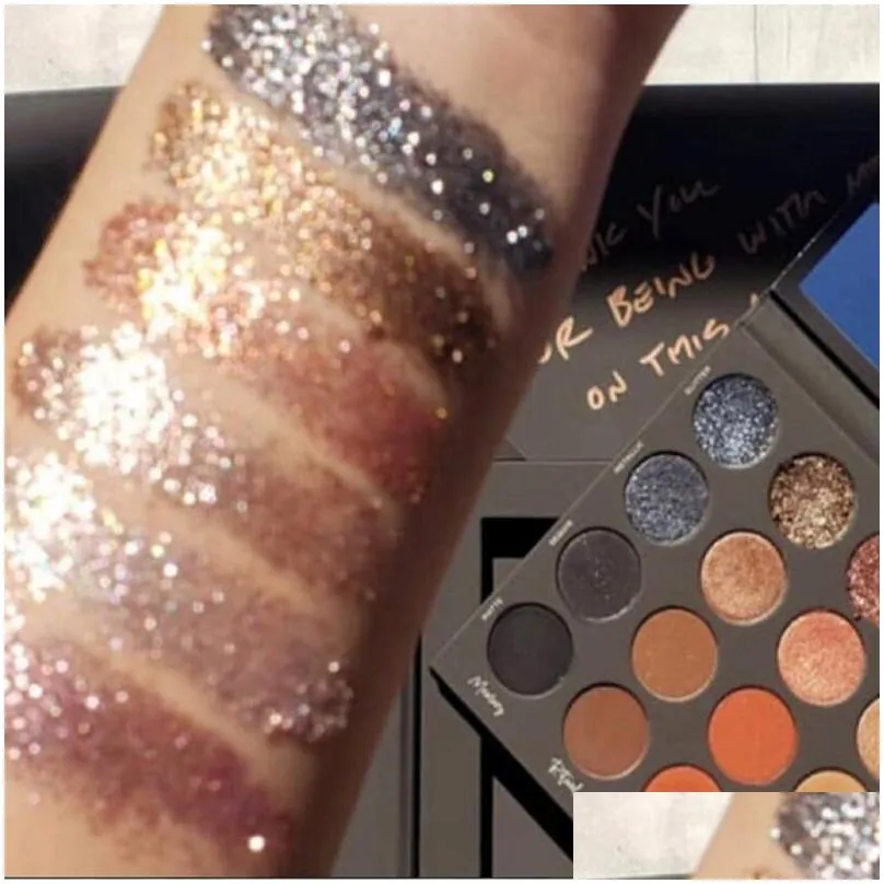 Eye Shadow Tati Beauty Eyeshadow Powder Christmas Gifts 24 Color Shimmer Matte Glitter Lastingtextured Palette26658182529 Drop Deliv Ote1M