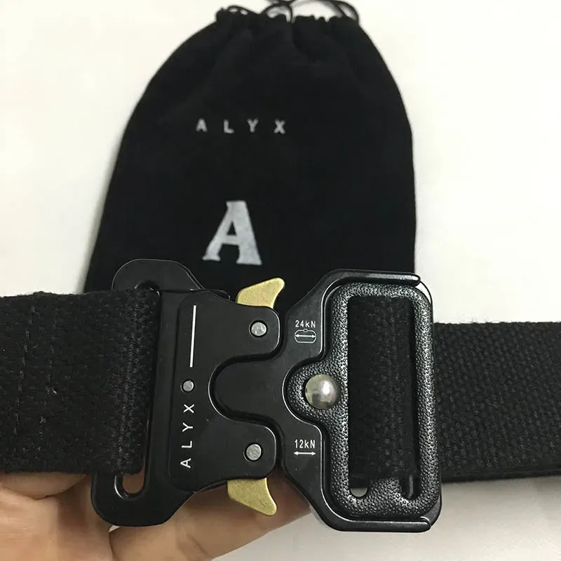 ALYX 1017 9SM Tactical Belt High Quality Hip Hop Canvas ALYX 1017 9SM Tactical Belt High Quality Hip Hop Canvas