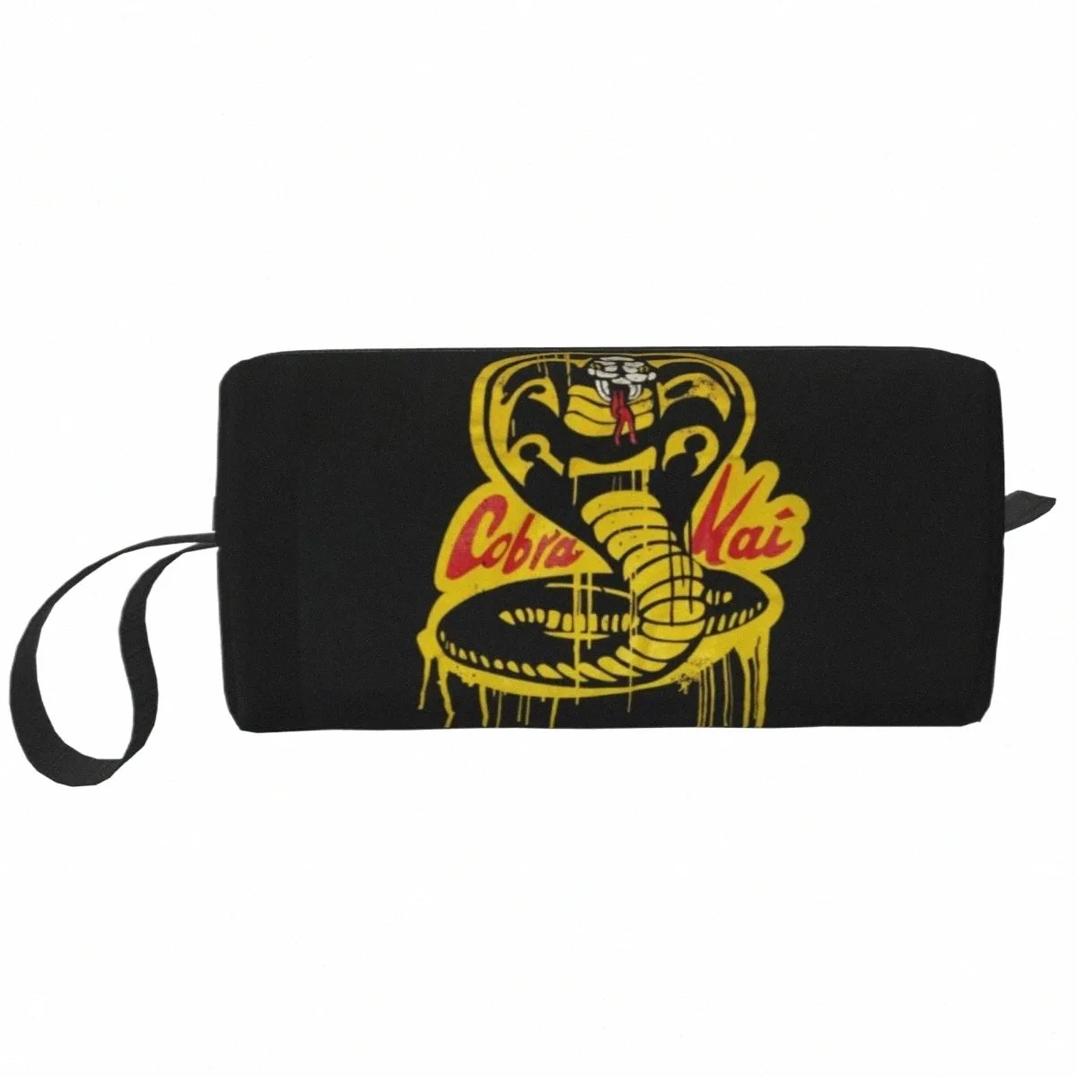 Viagem Retro Cobra Kai Saco de Higiene Pessoal Fi The Karate Kid Maquiagem Organizador Cosmético para Mulheres Beleza Armazenamento Dopp Kit Caso s2hA #