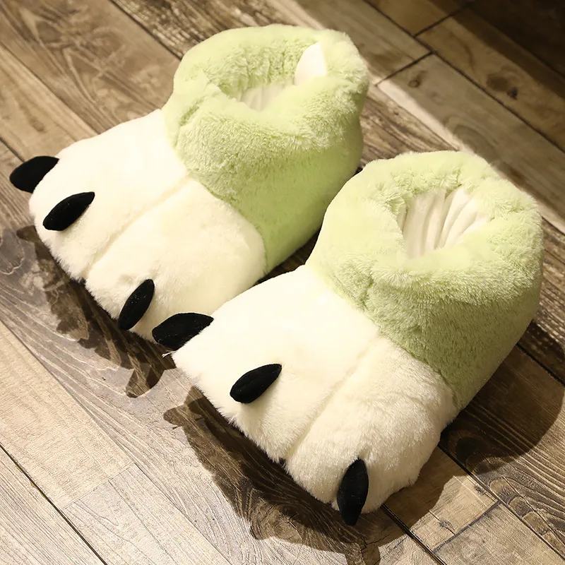 Polar bear paw slippers best sale