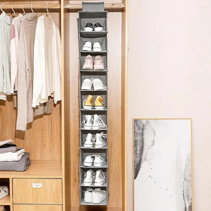 Ящики для хранения 10 слой настенный шкаф для подвесной сумки шкаф Обувь шкаф шкаф Sundries