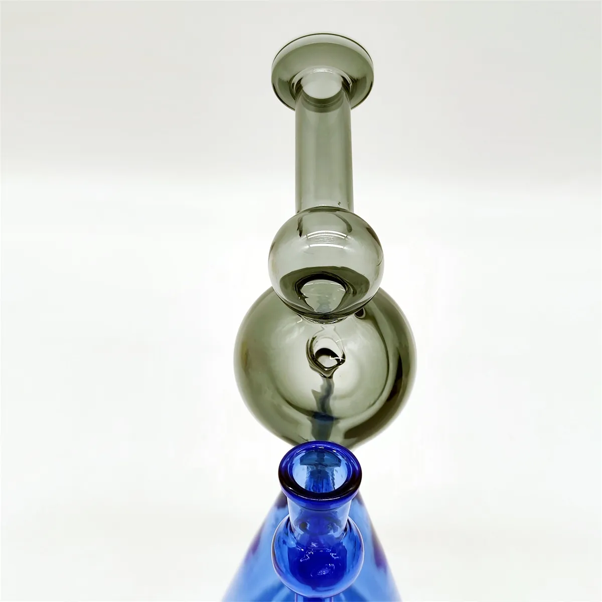 2024 Heady Glass Neo Fab Mix Couleur Bleu 9 pouces Bangs en verre Pipe à eau Bong Tabac Tube à fumer 14MM Bol Dab Rig Recycler Bubbler Pipes