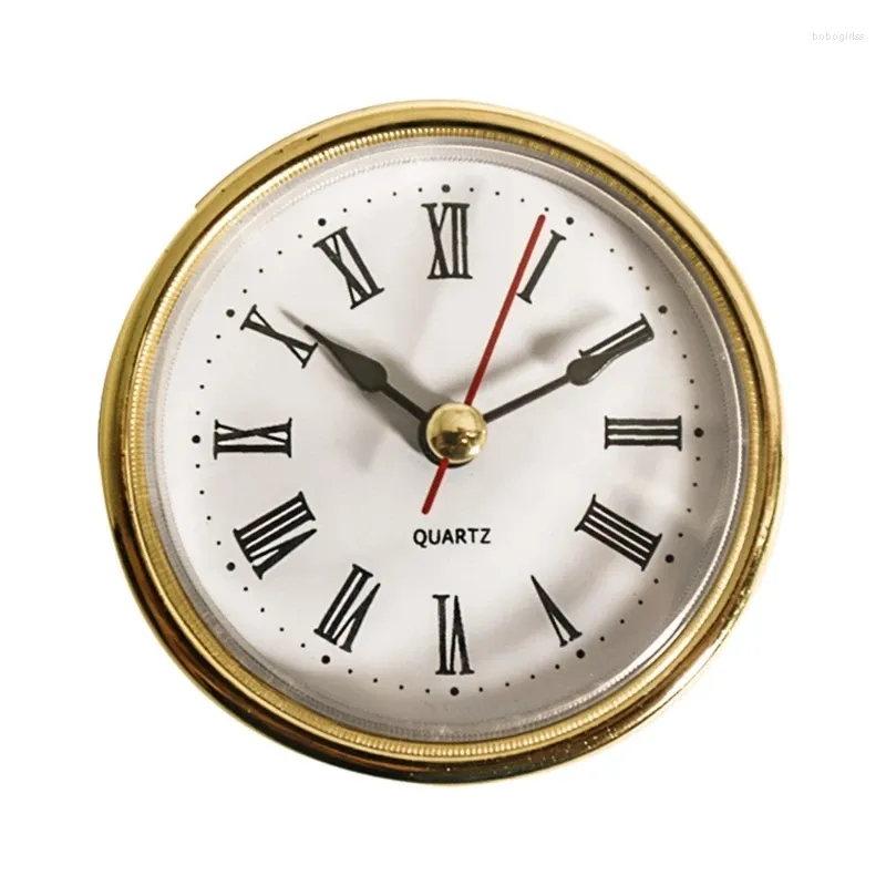 Accesorios para relojes, elegantes y modernos diseños de números romanos de 65mm, inserto de reloj redondo para manualidades decorativas, elegante grosor de 25mm