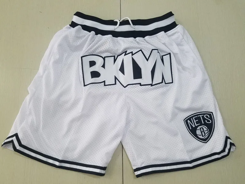 Short authentique pour hommes, Brooklyn, filets, basket-ball, rétro, maille brodée, décontracté, athlétique, équipe de gymnastique, 02