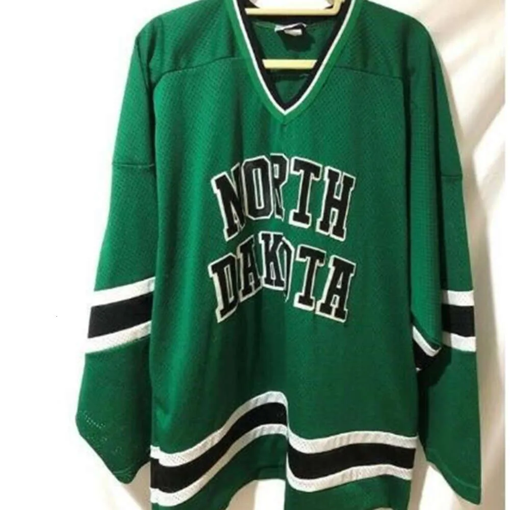 24S Custom Tage 1993-95 North Dakota Fighting Sioux 하키 저지 또는 사용자 정의 이름 또는 번호 Retro Jersey