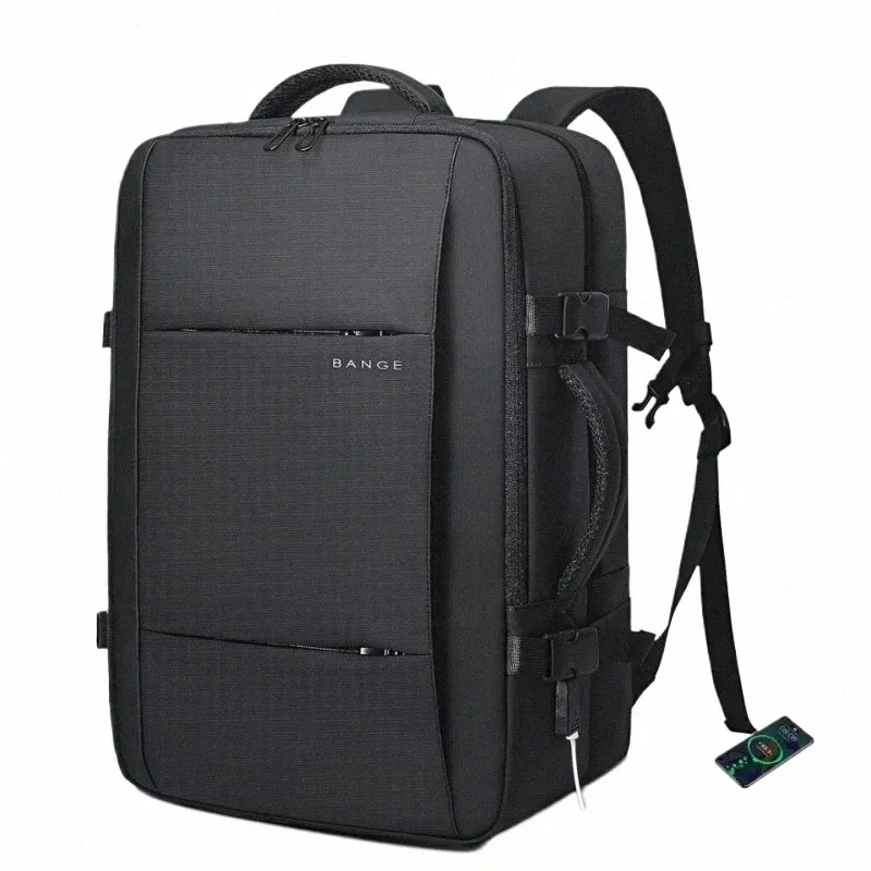 Bange Reisrugzakken 17-inch laptoprugzak voor internationale reistas, grote busin-rugzak mannelijke schooltassen met USB P3Zi #