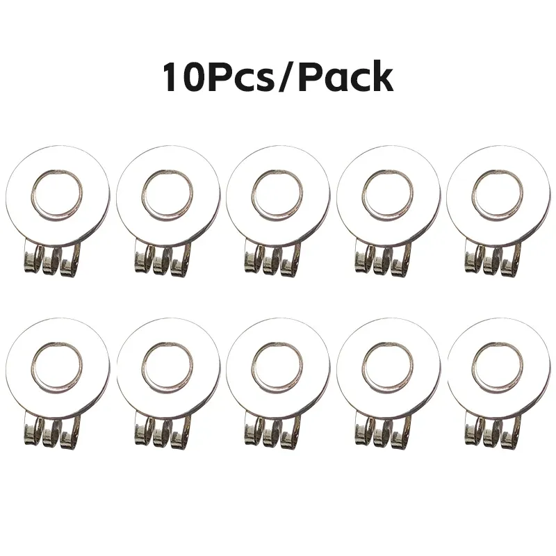 AIDS 10pcs Magnetic Golf Hat Clip Golf Ball Marker Holder Golfers Cadeaux Golf Sports Court AccsSories For Golf Gloves Visor Belt Pocket