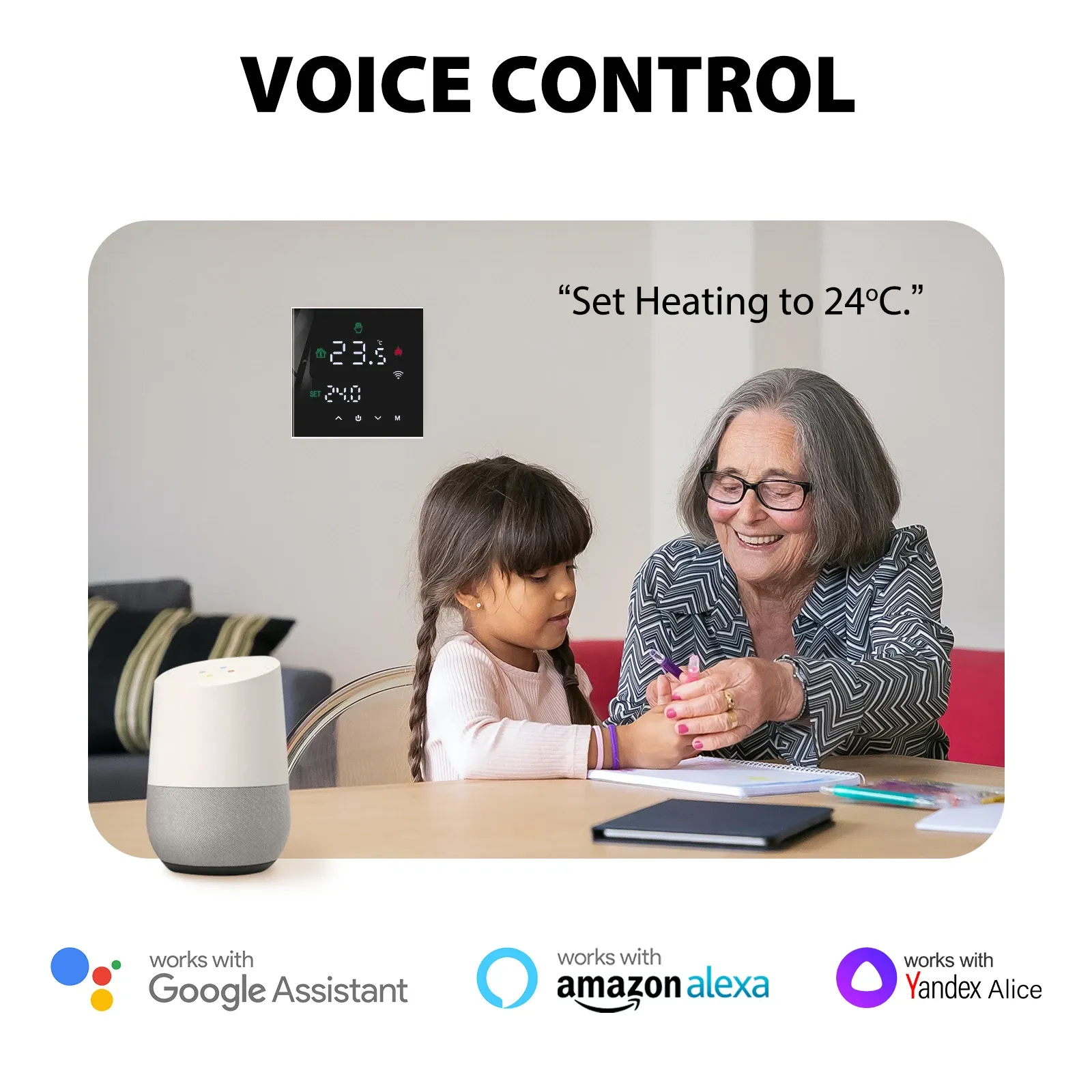 Smart Wifi Thermostat For Warm Floors And Gas Boilers Compatible