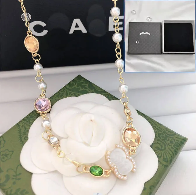 Luksusowy w stylu złota naszyjnik wysokiej jakości biżuteria zaprojektowana dla uroczych dziewcząt romantyczne miłosne prezenty luksusowa marka biżuterii