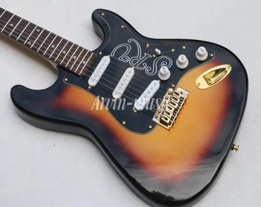 Fabriekswinkel zonsondergang SRV palissander toets 6-snarige elektrische gitaar Guitarra1753306