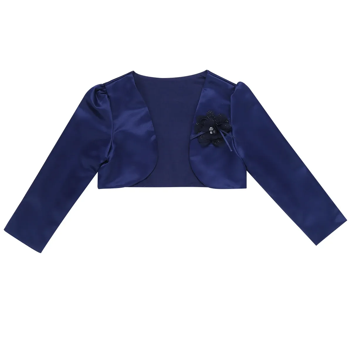 Flower Girl Clothes Long Sleeve Bolero Jacket Shrug Bridal Cape Wedding Cloaks Shawl And Outerwear Cropped Coat For Children And Kids From Ddmycrazy 19.23 DHgate.Com